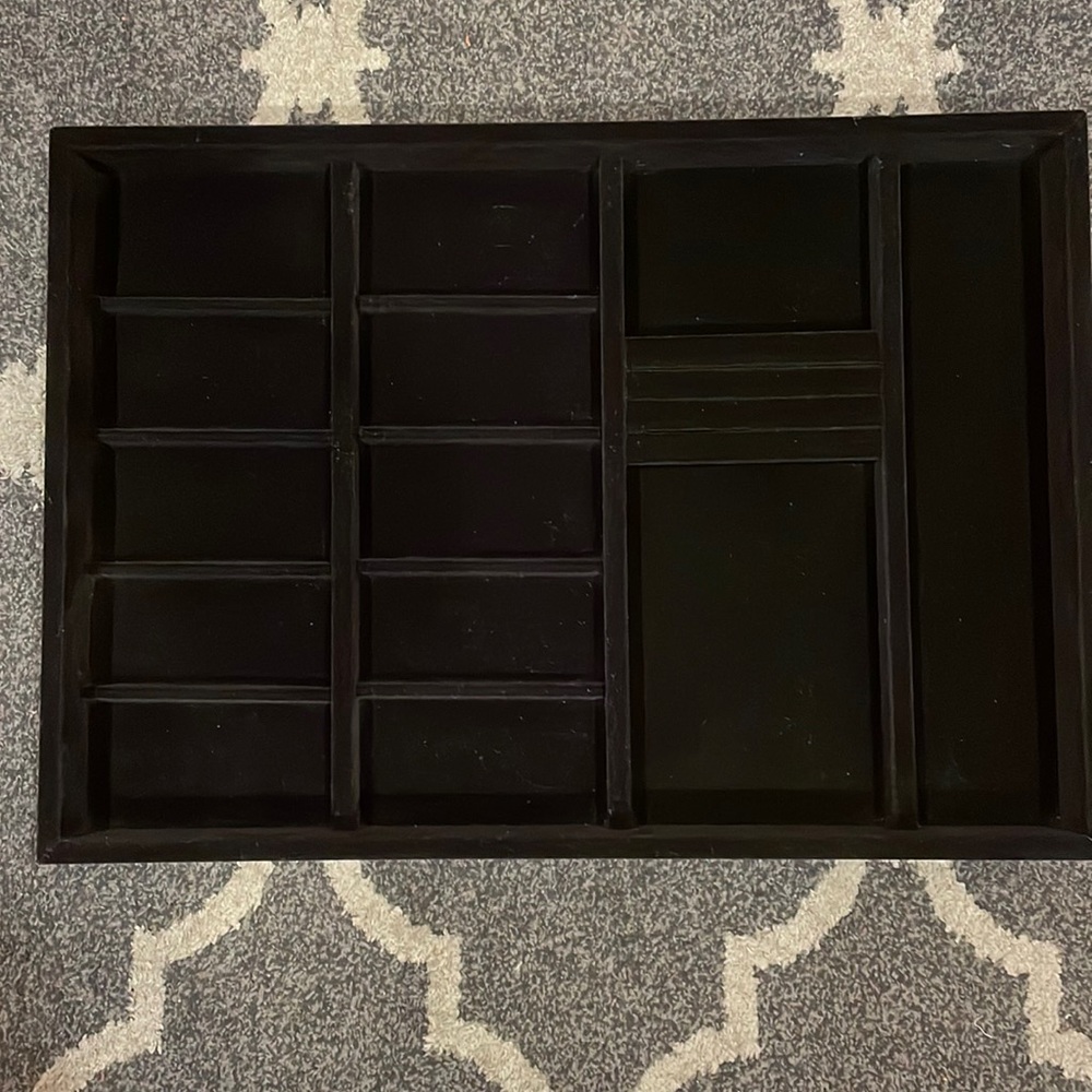 Velvet jewelry tray for Drawer